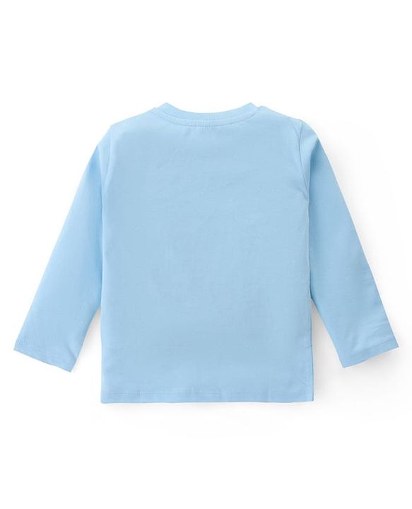 Babyhug Cotton Knit Full Sleeves T-Shirts With Bear & Text Graphics Pack of 3 - Multicolor