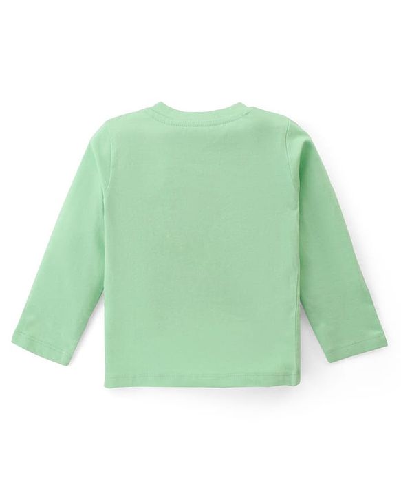 Babyhug Cotton Knit Full Sleeves T-Shirts With Bear & Text Graphics Pack of 3 - Multicolor
