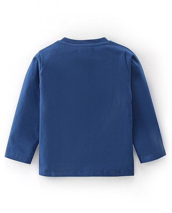 Babyhug Cotton Knit   Full Sleeves T-Shirts with Striped & Animal Print Pack of 7 - Blue Yellow & Red