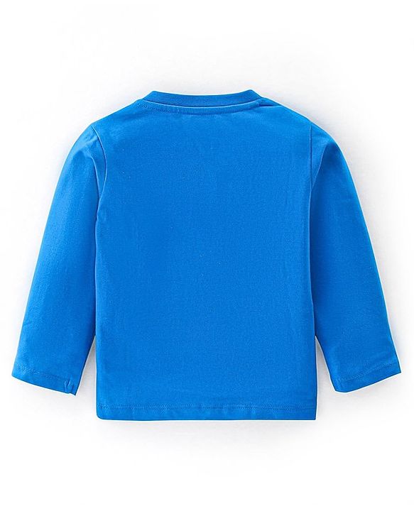 Babyhug Cotton Knit   Full Sleeves T-Shirts with Striped & Animal Print Pack of 7 - Blue Yellow & Red