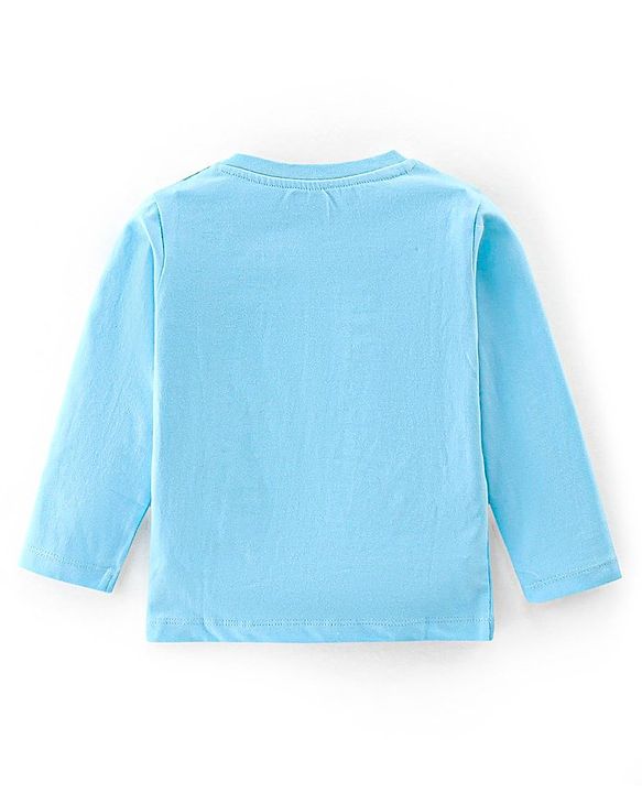 Babyhug Cotton Knit   Full Sleeves T-Shirts with Striped & Animal Print Pack of 7 - Blue Yellow & Red