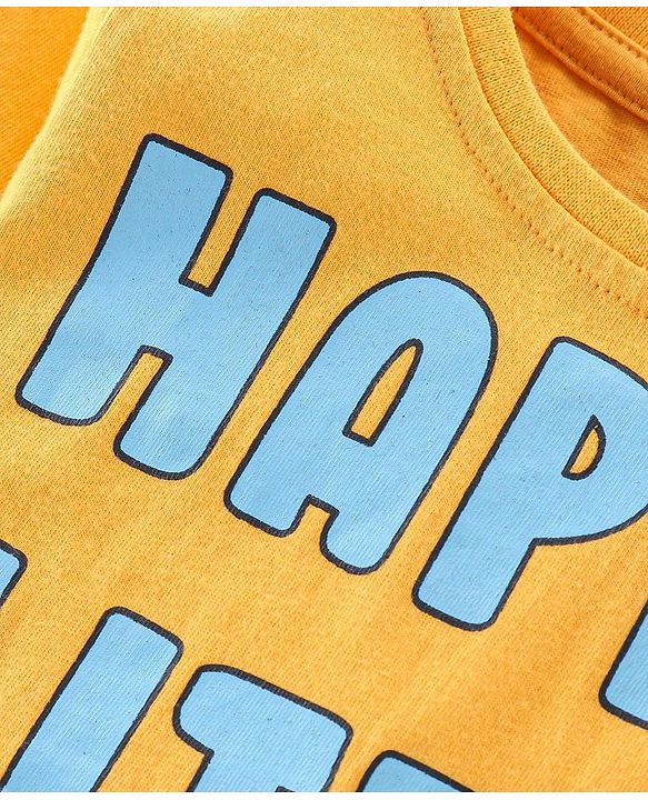 Babyhug Cotton Knit   Full Sleeves T-Shirts with Striped & Animal Print Pack of 7 - Blue Yellow & Red