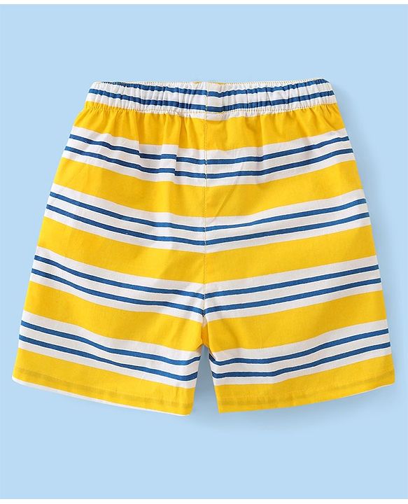 Babyhug Cotton Knee Length Boxers Animal & Vehicle Print Pack of 3 - Multicolour