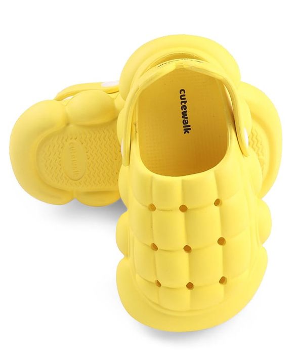 Cute Walk by Babyhug Clogs with Back Strap Closure - Green