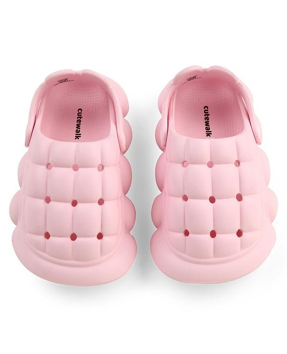 Cute Walk by Babyhug Clogs with Back Strap Closure - Pink
