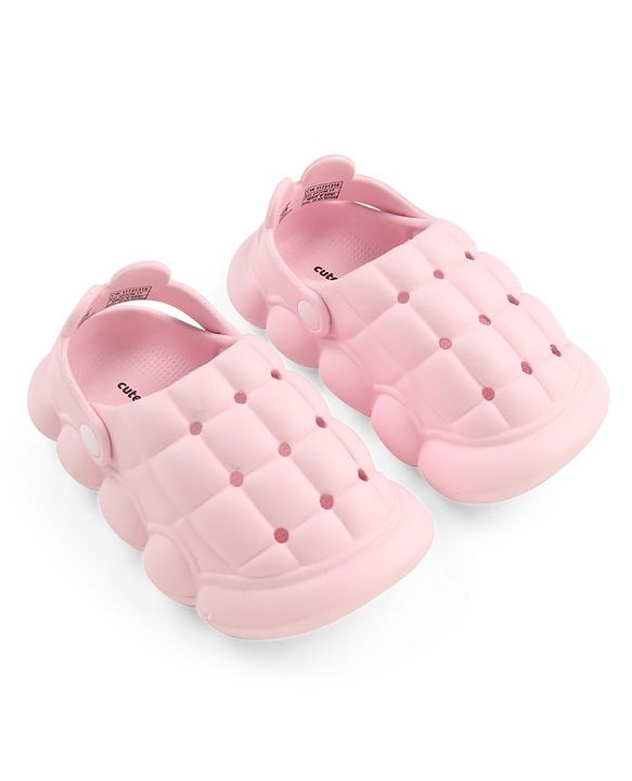 Cute Walk by Babyhug Clogs with Back Strap Closure - Pink