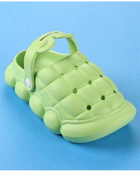 Cute Walk by Babyhug Clogs with Back Strap Closure - Green