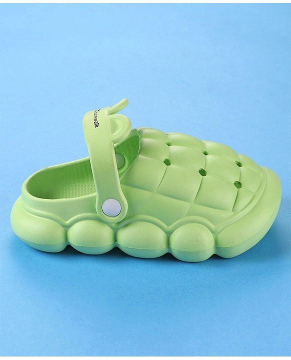 Cute Walk by Babyhug Clogs with Back Strap Closure - Green