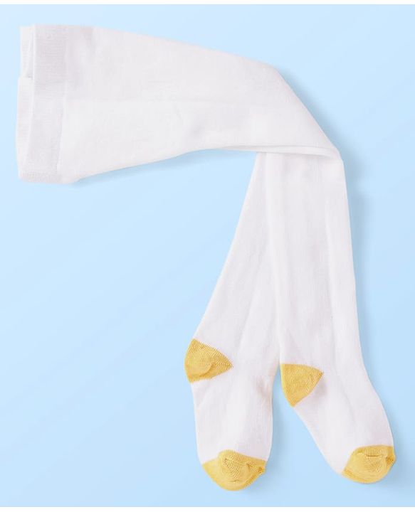 Babyhug Single Jersey Knit Full Sleeves Frocks With Stockings & Sling Bag Polka Dot Print - Mustard