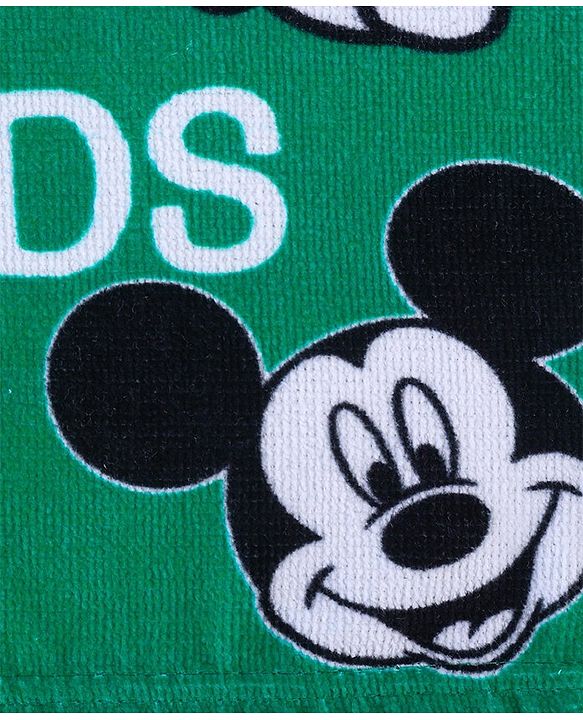 Babyhug Disney Terry Cotton Face Towel Mickey Mouse Print Pack of 2 - Multicolor