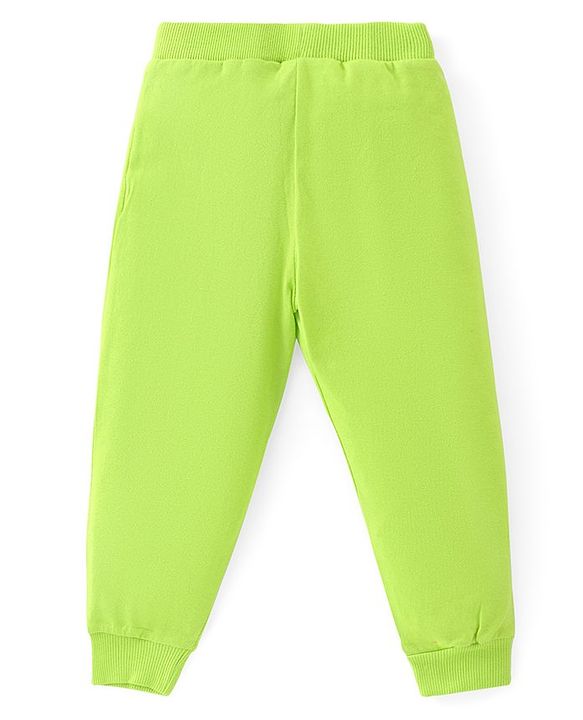Babyhug Cotton Knit Full Length Lounge Pants with Camouflage & Text Print Pack of 2 - Multicolour