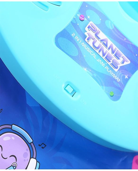 Babyhug 9-in-1 Musical Playmat with Piano, Drum & AUX Support|Sensory & Auditory Stimulation|24 Keys, 8 Instruments, 10 Demos|Easy-to-Clean, Gift-Ready|3+ Years|BIS Certified|L*B: 90x70 cm