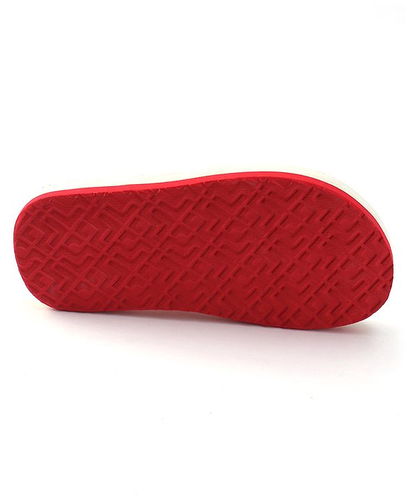Pine Kids Slip On Flip Flops with Marble Print - Fuchsia