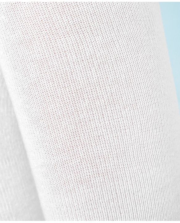 Pine Kids Cotton Nylon Knit Anti Microbial Solid Footed Tights - White