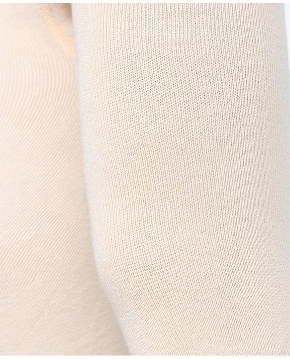 Pine Kids Cotton Knit Silvadur Antimicrobial Footed Tights Solid Colour - Peach