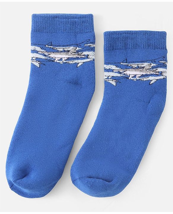 Pine Kids Knitted Silvadur Antimicrobial Ankle Length Striped Socks - Pack of 3 ( Color May Vary )
