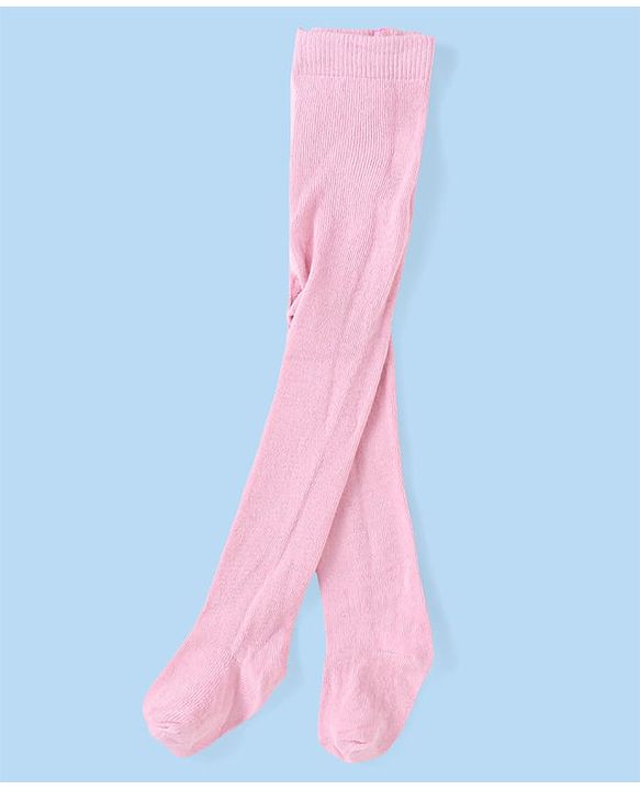 Babyhug Poplin Woven Half Volume Sleeves Frock With Sling & Legging - Pink