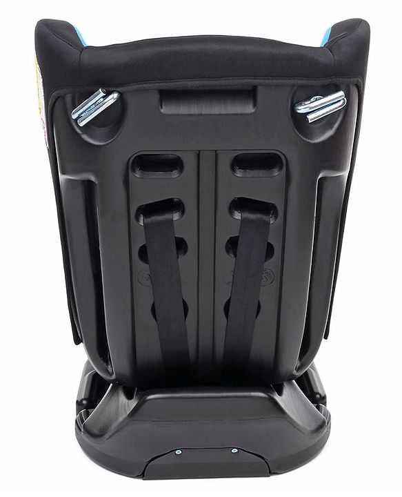 Babyhug Cruise Convertible Reclining Car Seat with Side Impact Protection - Blue & Black