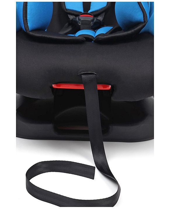 Babyhug Cruise Convertible Reclining Car Seat with Side Impact Protection - Blue & Black
