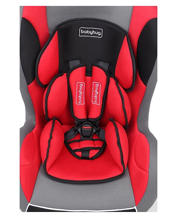Babyhug Cruise Convertible Reclining Car Seat with Side Impact Protection - Blue & Black