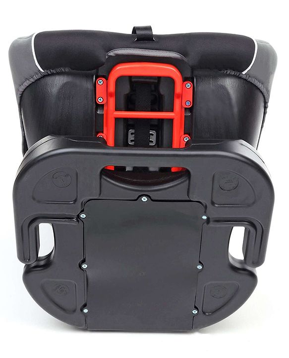 Babyhug Cruise Convertible Reclining Car Seat with Side Impact Protection - Blue & Black