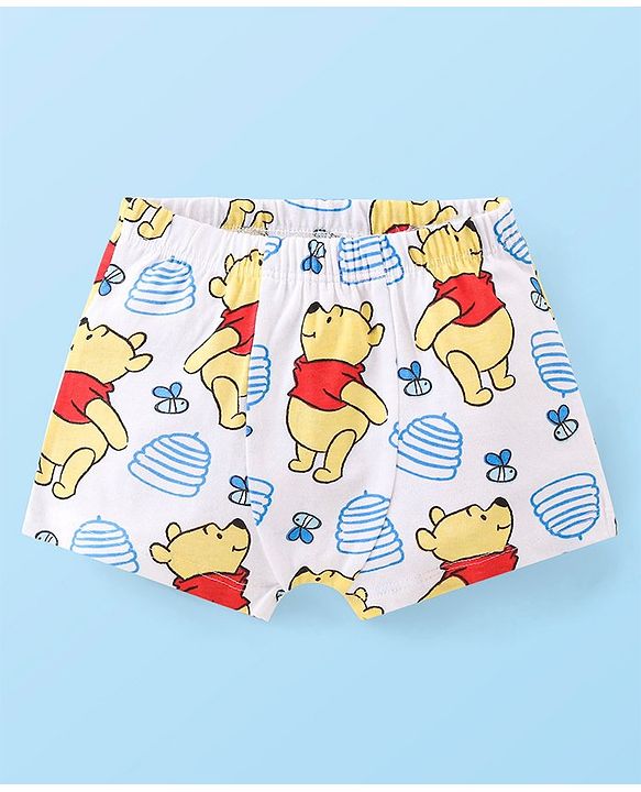Babyhug Disney Single Jersey Briefs With Winnie the Pooh Graphics Pack of 3 - Multicolour