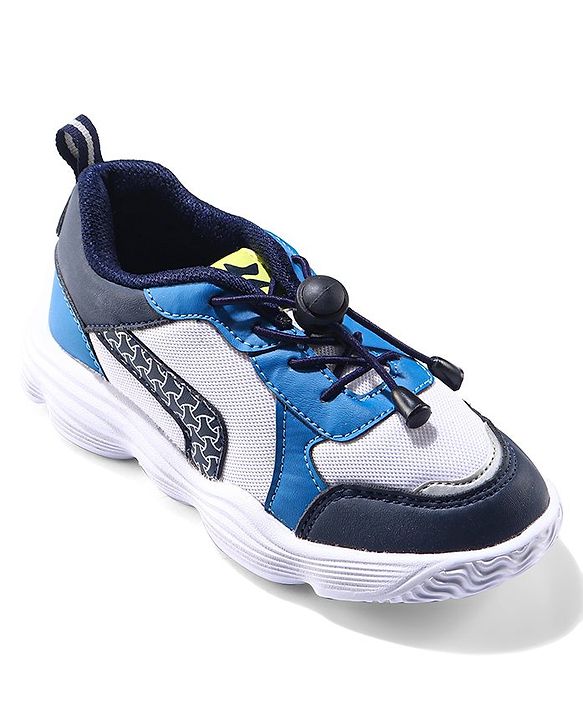 Cute Walk by Babyhug Lace Up Casual Sneakers - Blue