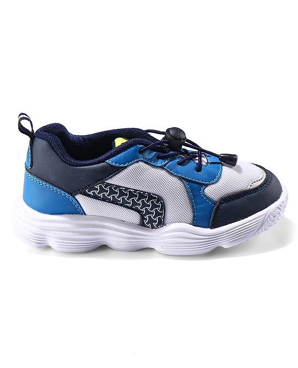 Cute Walk by Babyhug Lace Up Casual Sneakers - Blue
