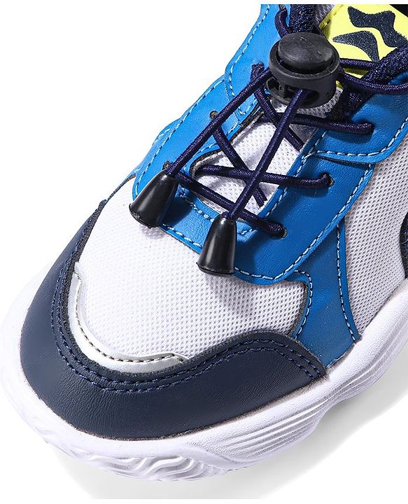 Cute Walk by Babyhug Lace Up Casual Sneakers - Blue