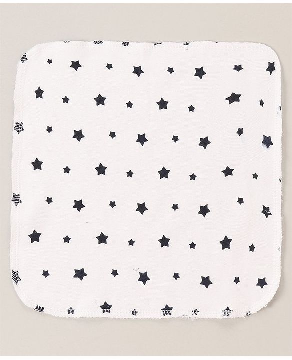 Babyhug Wash cloth Solid Colour Pack of 6 L 25 X H 25 cm - Aqua Blue