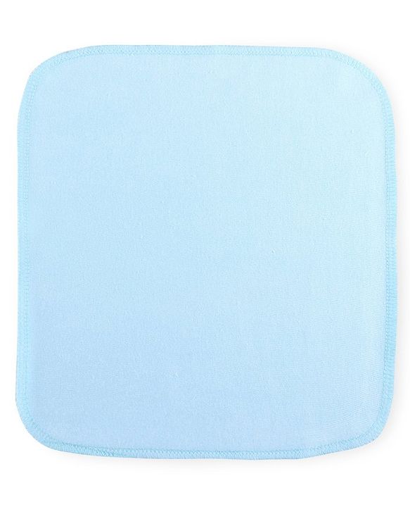 Babyhug Wash cloth Solid Colour Pack of 6 L 25 X H 25 cm - Aqua Blue