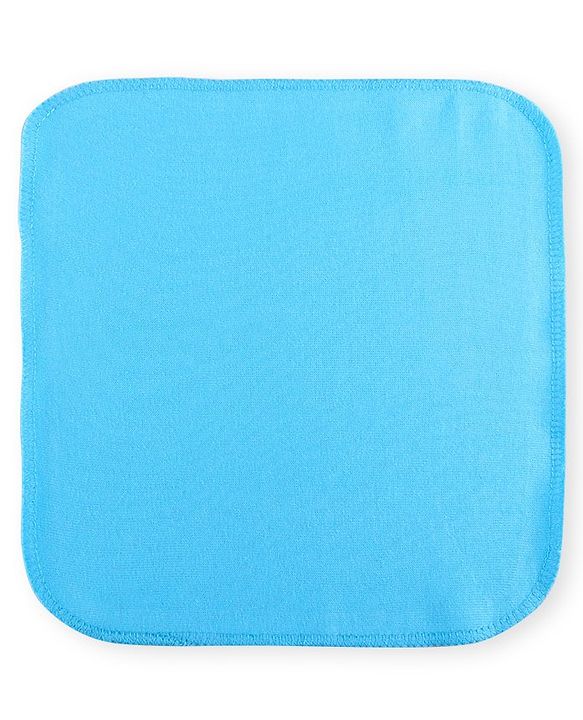 Babyhug Wash cloth Solid Colour Pack of 6 L 25 X H 25 cm - Aqua Blue