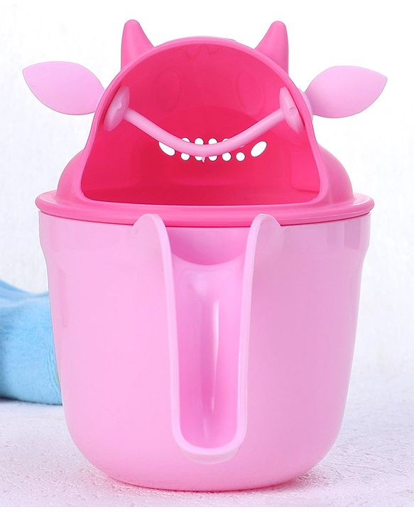 Babyhug Cow Shape Shampoo Rinse Cup - Pink