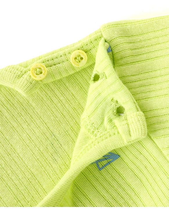 Babyhug Full Sleeves Vest Pullover & Thermal Wear Pant With Paper Plane Print Pack Of 3 - Limegreen