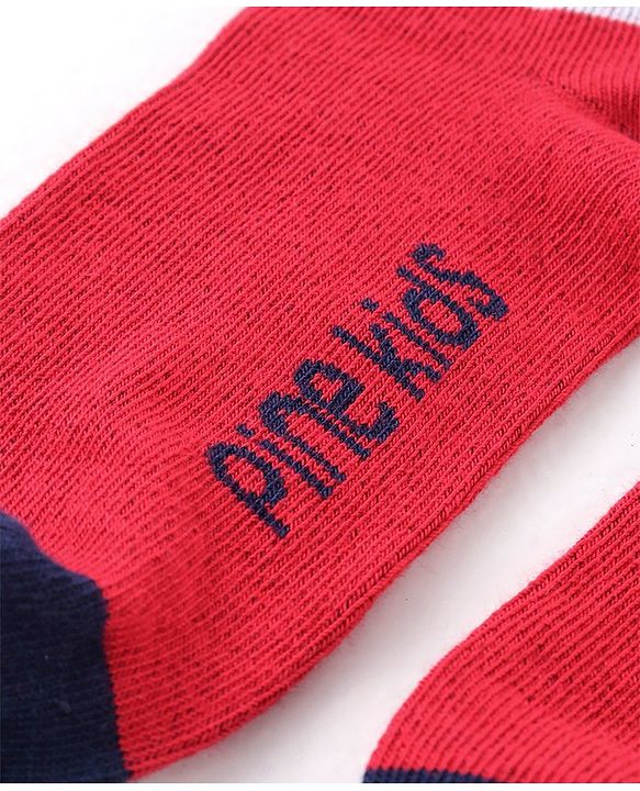 Pine Kids Ankle Length Silvadur Antimicrobial Socks Pack of 3 (Colour May Vary)