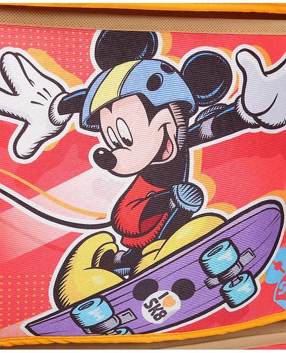 Babyhug Disney Hanging Organizer Skating Mickey Theme- Yellow
