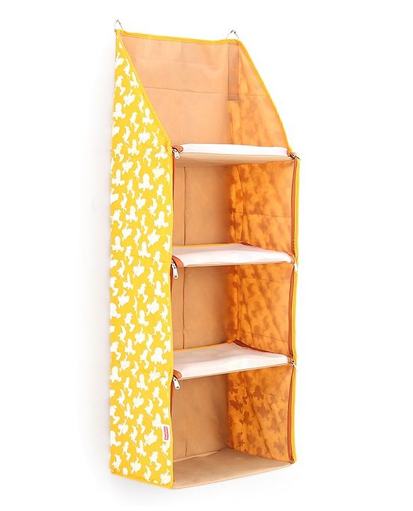 Babyhug Disney Hanging Organizer Skating Mickey Theme- Yellow