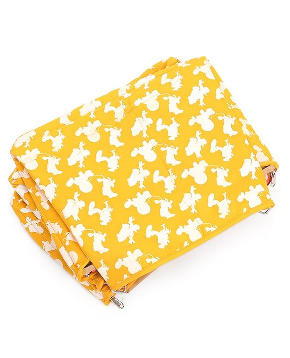 Babyhug Disney Hanging Organizer Skating Mickey Theme- Yellow