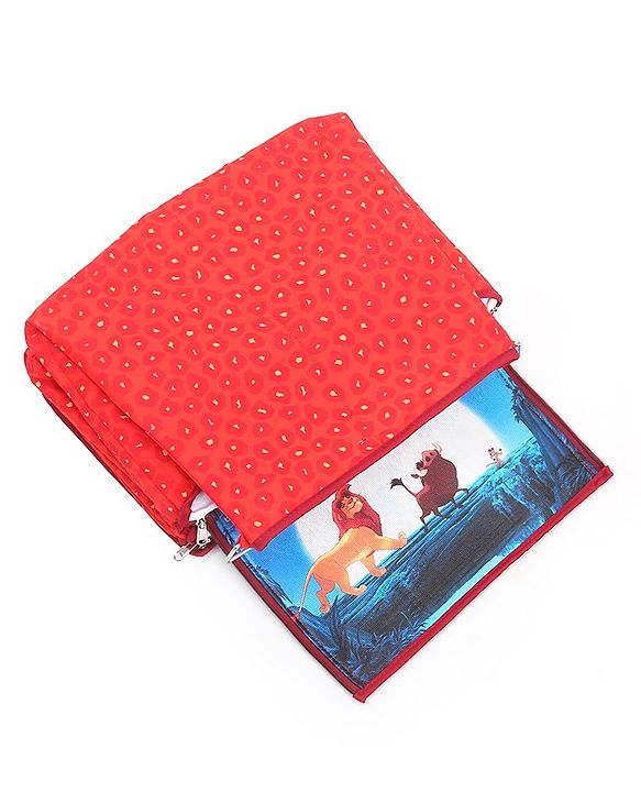 Babyhug Disney Hanging Organiser The Lion King Theme- Red