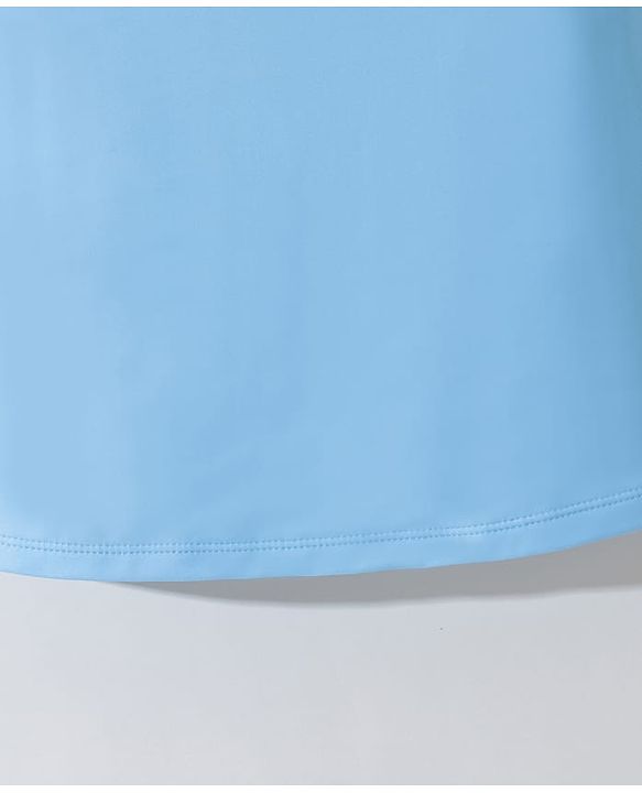Pine Active Half Sleeves Two Piece Swimsuit with Abstract Print -  Blue