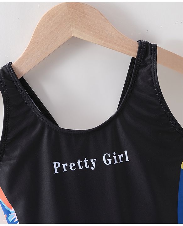 Pine Active Sleeveless Legged Swimsuit - Black