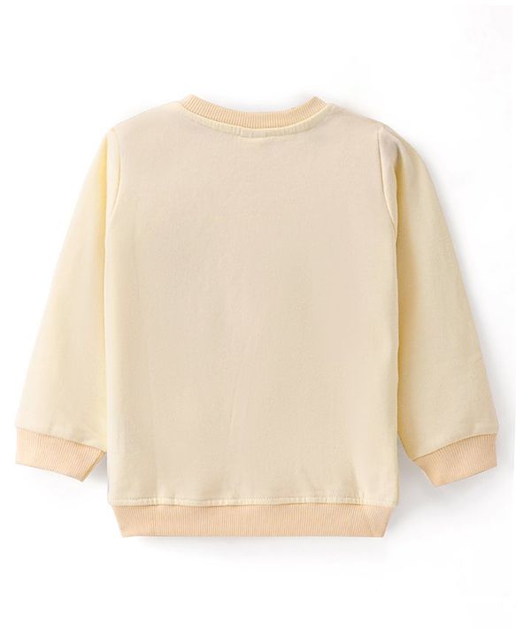 Babyhug Cotton Knit Full Sleeves Sweatshirt With Christmas Theme & Polka Dot Print Pack of 2 - Red & Cream