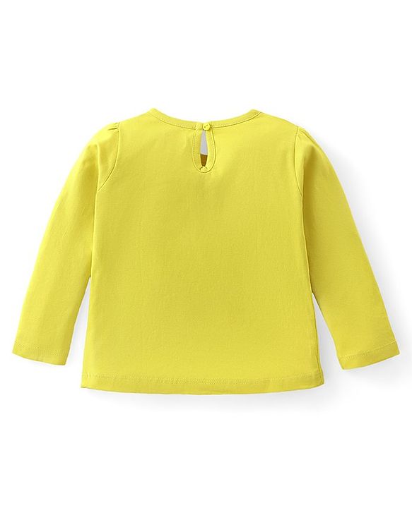 Babyhug Cotton Knit Full Sleeves Solid Color T-Shirts Pack of 3 - Multicolor