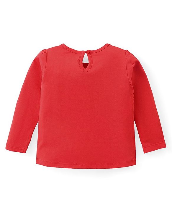Babyhug Cotton Knit Full Sleeves Solid Color T-Shirts Pack of 3 - Multicolor
