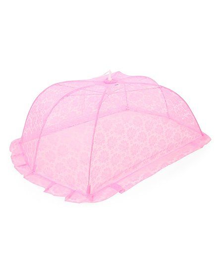 Babyhug Flower Design Mosquito Net - Pink