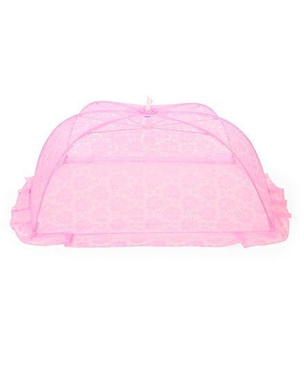 Babyhug Flower Design Mosquito Net - Pink