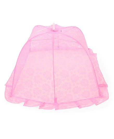 Babyhug Flower Design Mosquito Net - Pink