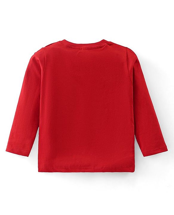 Babyhug Cotton Knit Full Sleeves T-Shirts Solid Colour Pack of 3 - Multicolour