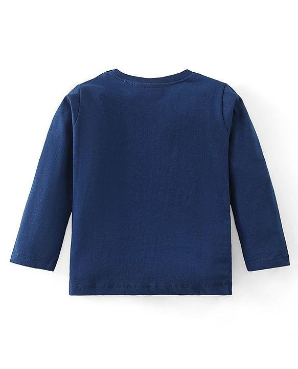 Babyhug Cotton Knit Full Sleeves T-Shirts Solid Colour Pack of 3 - Multicolour