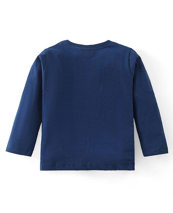 Babyhug Cotton Knit Full Sleeves T-Shirts Solid Colour Pack of 3 - Multicolour